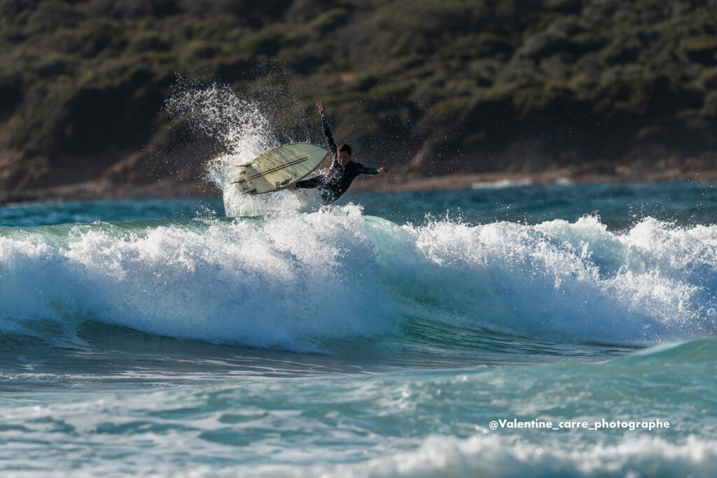 Surf à Capo di Feno - Valentine Carre Photographe